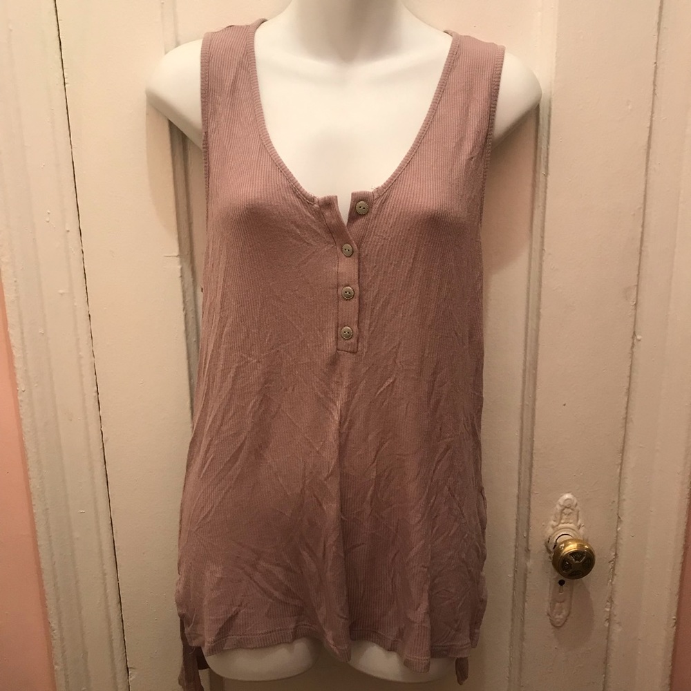 Charolette Russe • Ribbed Button Top • M - Picture 2 of 5